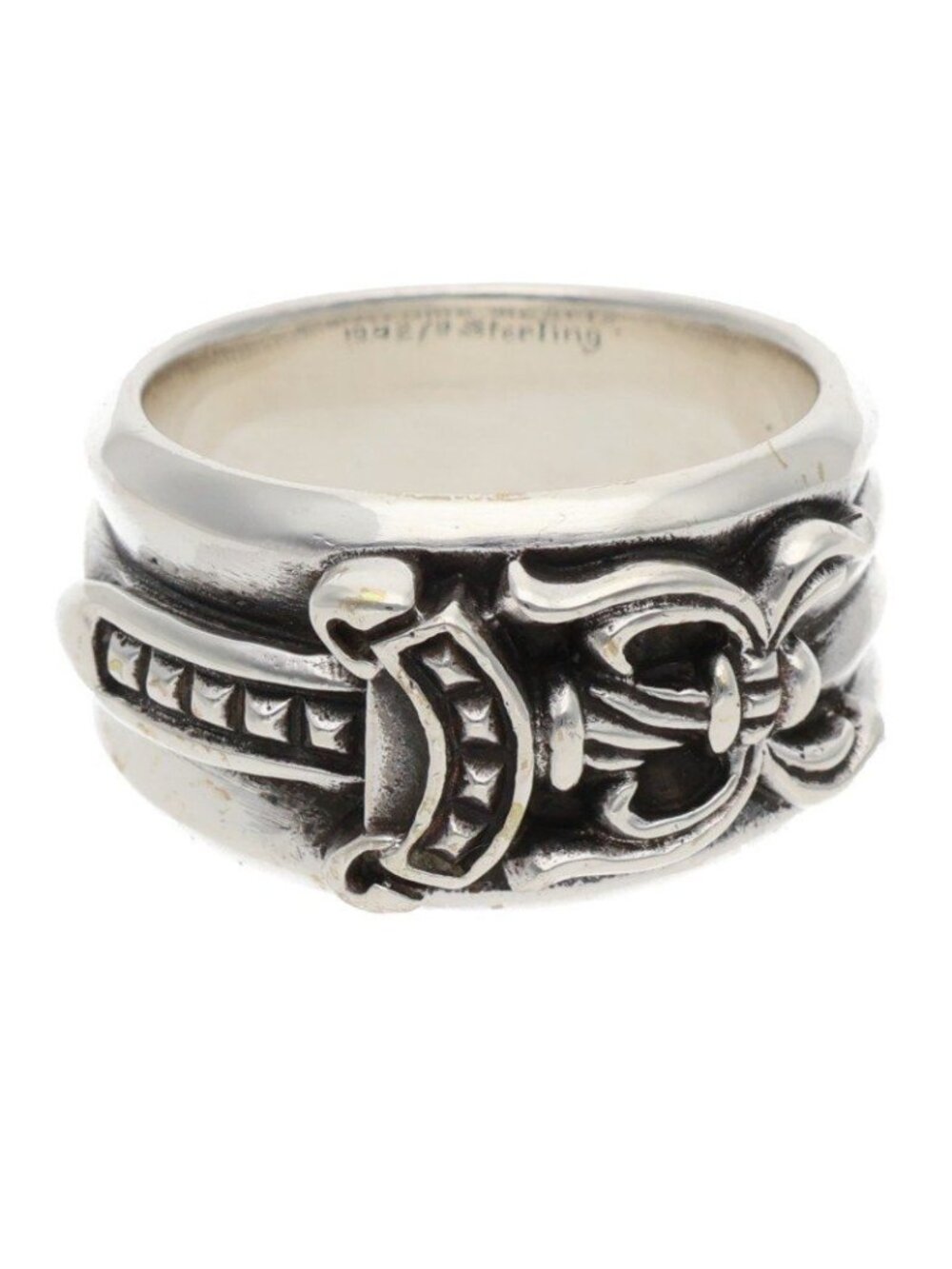 Chrome Hearts Dagger Silver Ring
